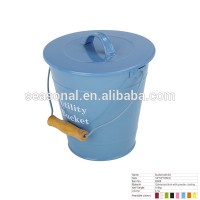 B008 Home Galvanized Iron Utility Bucket Ice/Wine Bucket With Lid and Handle