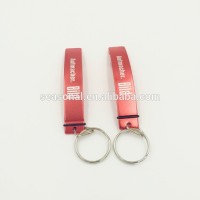 Wholesale and OEM Aluminum alloy keyring beer bottle opener keychain