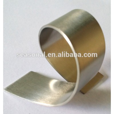 swirl stainless steel napkin ring