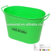 B016 Home Galvanized Iron Ice Bucket Beer/Wine Bucket Bucket with Handle