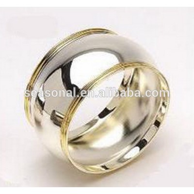 Wholesale stock Polished Silver Napkin Ring Wedding Decoration Party Favor