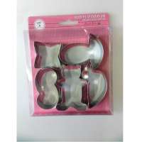 OEM Stainless steel animal design cookie cutter gift pack set